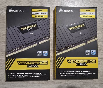 ОЗУ: Corsair Vengeance LPX 2x8GB DDR4 PC4-24000 [CMK16GX4M2B3000C15]