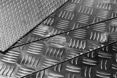 Лист рифлёный аллюминиевый