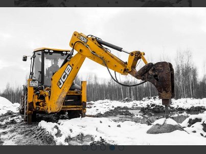 Аренда экскаватора погрузчика в Гродно